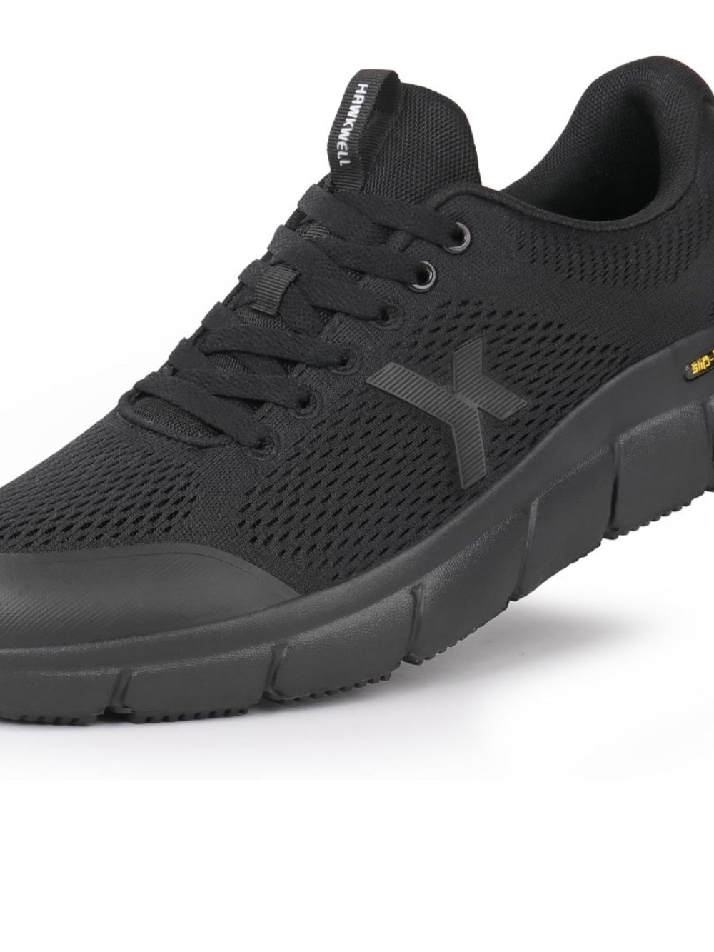 Hawkwell CrewStep Elite Men's Slip Resistant Work Shoes Chef Kitchen Black 10.5